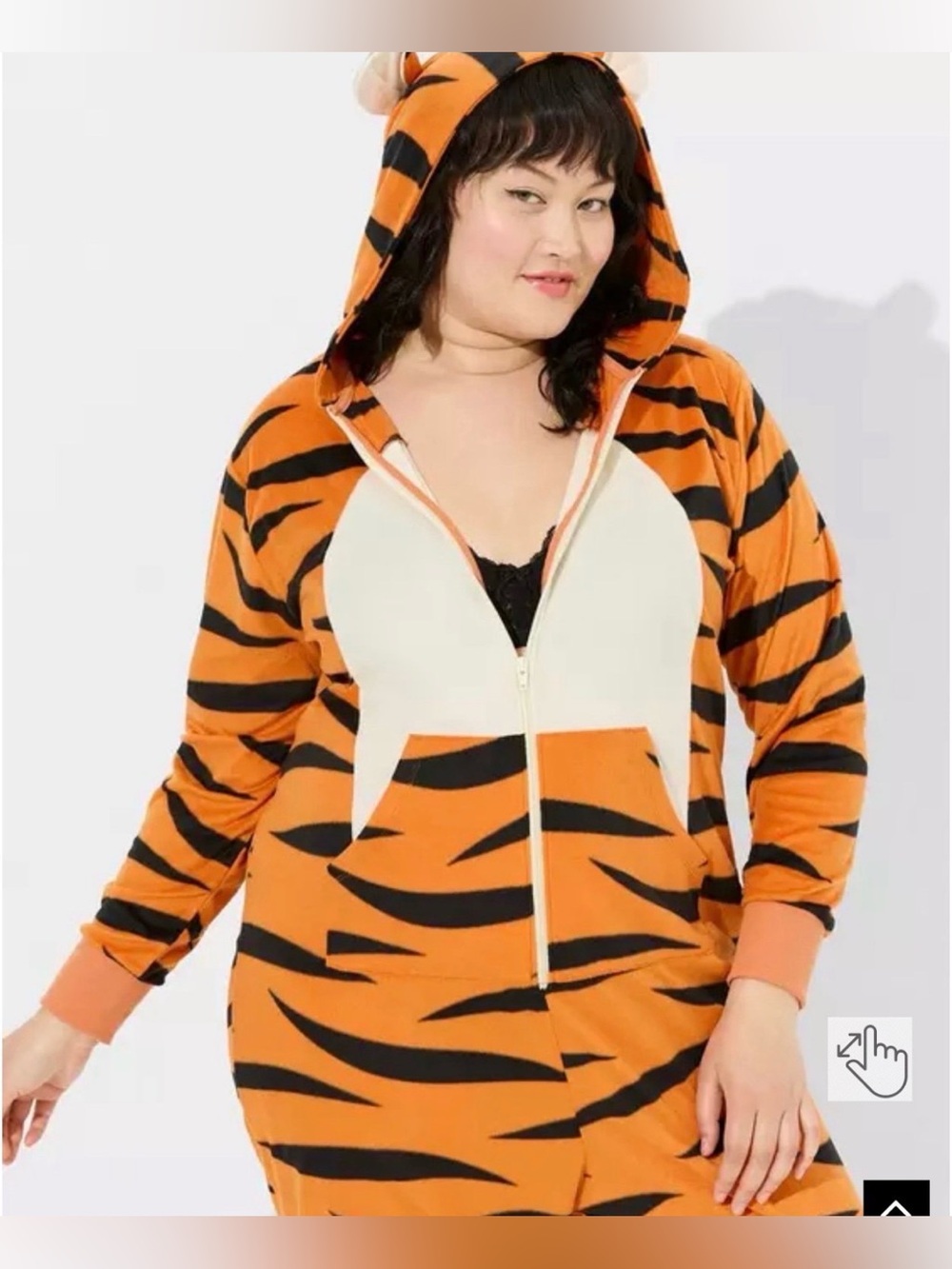 NWOT Torrid Disney Winnie the Pooh Tigger sleep cosplay Onsie size 1X/2X
